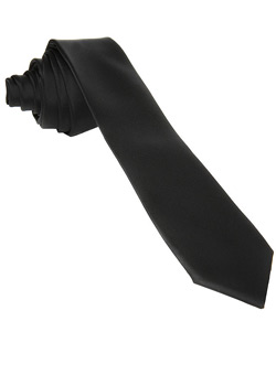 Burton Black Skinny Tie