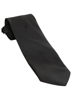 Burton Black Slim Tie