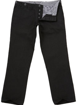 Burton Black Stripe Casual Trousers