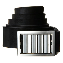 Burton Black Striped Spin Plate Belt