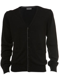 Black Tipped Cardigan