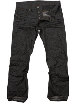 Burton Black Twisted Denim Jeans
