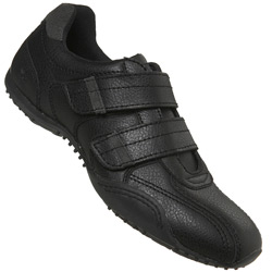 Black Two Strap Trainers