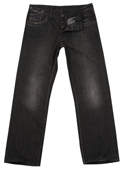 Burton Black Vintage Straight Fit Denim Jeans