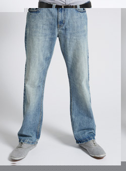 Burton Bleach Straight Denim Jeans