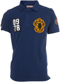 Burton Blue Badged Polo Shirt