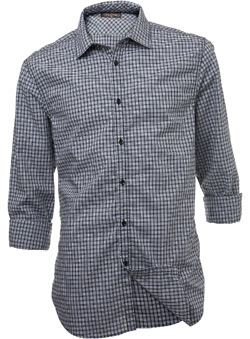 Burton Blue Check Fitted Shirt
