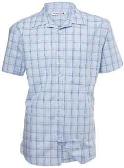 Burton Blue Check Short Sleeve Casual Shirt