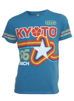 Burton Blue Cinch Multi Star T-Shirt