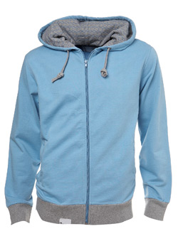 Burton Blue Geo Zip Thru Hoodie