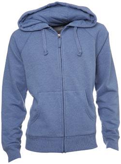 Burton Blue Marl Zip Thru Hoodie