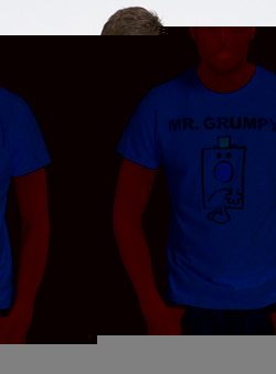 Burton Blue Mr. Grumpy Retro T-Shirt