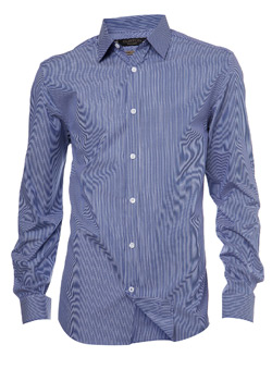 Burton Blue Stripe Premium Tailored Shirt
