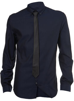 Burton Blue Tailored Shirt and Tie Set