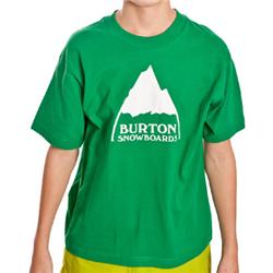 Boys Mountain Logo T-Shirt - Kelly Green