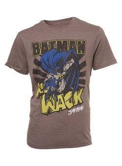 Brown Batman Crew Neck T-Shirt