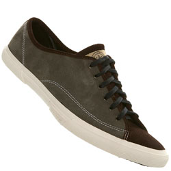 Brown/Grey Suede Lace Up Sports Shoe