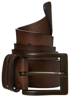 Burton Brown Leather Casual Belt