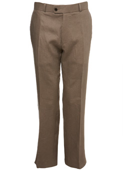 Brown Linen Suit Trousers