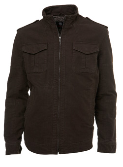 Burton Brown Moleskin Funnel Jacket