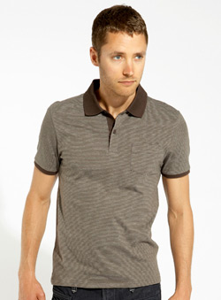 Burton Brown Slim Fit Polo Shirt
