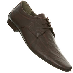 Burton Brown Tie Point Leather Shoes