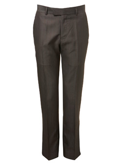 Burton Brown Tonic Herringbone Trousers