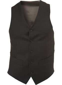 Burton Brown Tonic Suit Waistcoat