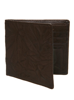 Burton Brown Washed Leather Wallet