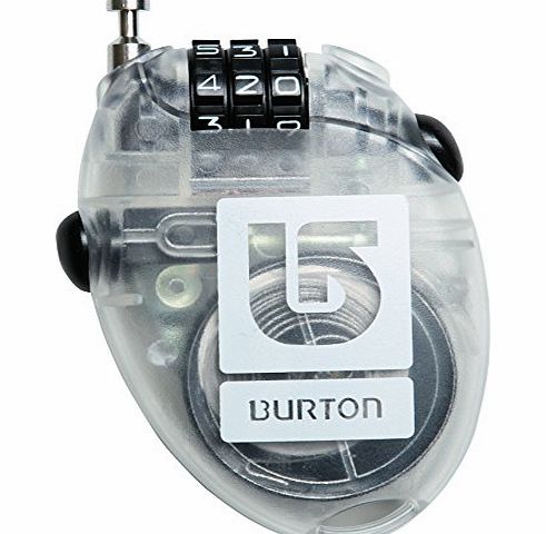 Burton Cable Lock Snowboard Lock - Clear