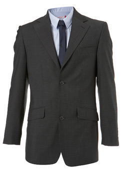 Charcoal Ben Sherman Textured Suit Jacket