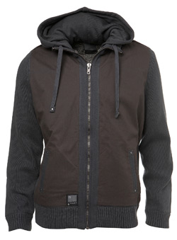 Burton Charcoal Fleece Lined Hoodie