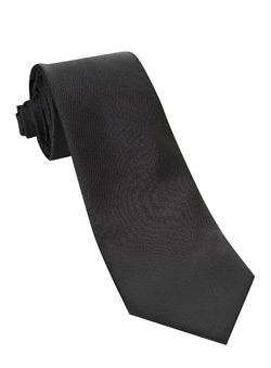 Burton Charcoal Plain Tie
