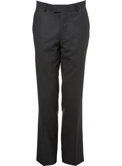 Burton Charcoal Regualr Fit Essential Suit Trousers