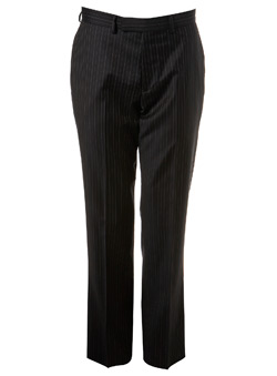 Chocolate Brown Ben Sherman Stripe Suit Trousers