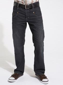 Burton Dark Wash Straight Fit Denim Jeans