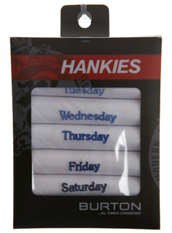 Burton Days Of The Week Handkerchiefs