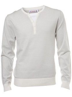 Ecru Stripe Grandad 2in1