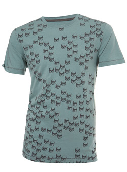 Burton Green Geo Skulls Crew T-Shirt