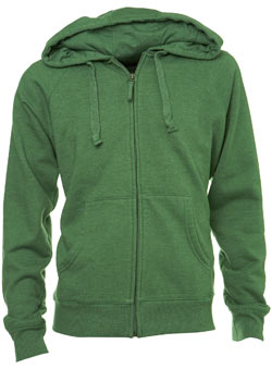 Burton Green Marl Zip Thru Hoodie
