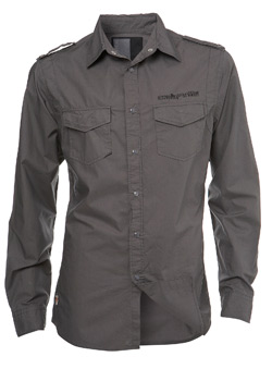 Burton Grey Badged Shirt