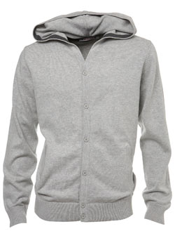 Burton Grey Cardigan Hoodie
