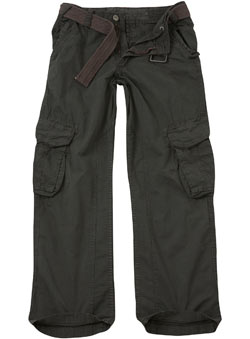 Burton Grey Cargo Trousers
