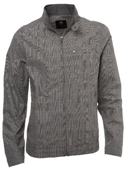 Grey Check Cotton Jacket