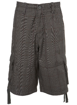 Grey Check Shorts
