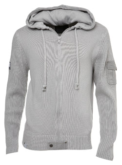 Burton Grey Cotton Hoodie