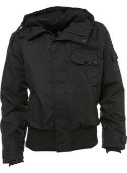 Burton Grey Dogtooth Funnel Jacket.