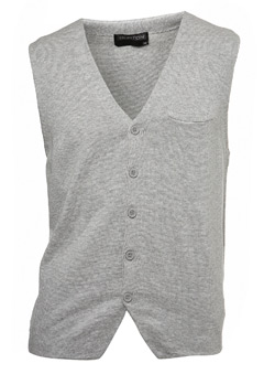 Grey Knitted Waistcoat