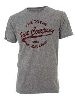 Grey Marl Fast Company T-Shirt