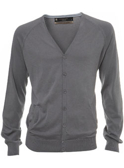 Burton Grey Premium Cotton Cardigan